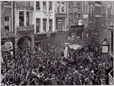 The Lord Mayor's Procession (1895) from 'Punch' Office, in Fleet Street